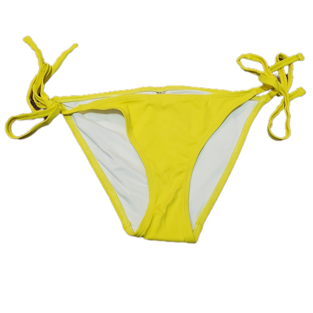 Cheeky Side Tie Blazing Yellow Bikini Bottom Size X Large